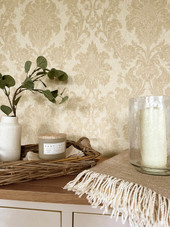 4408 Ciara Damask Cream Wallpaper by Belgravia Zambaiti Parati