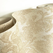 4408 Ciara Damask Cream Wallpaper by Belgravia Zambaiti Parati