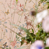 217276 Bambi Disney Home Sugared Almonds Wallpaper by Sanderson 217276 Bambi Disney Home Sugared Almonds Wallpaper by Sanderson