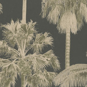 ML01416 California Palm Malibu Mocha-Gold Wallpaper By Sketch Twenty 3