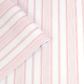 115270 Heacham Stripe Blush Wallpaper by Laura Ashley