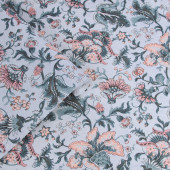 114909 Portia Pale Slate Wallpaper by Laura Ashley