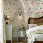 121082 Shropshire Posy Antique Pink Wallpaper by Laura Ashley