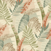 1600 Sarika Leaf Cream Green Wallpaper by Belgravia
