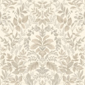 13670 Leaf Damask Beige Wallpaper by Holden Decor