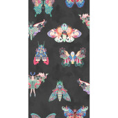 BMCF003/02C Butterfly Effect Noir Wallpaper by Brand McKenzie BMCF003/02C Butterfly Effect Noir Wallpaper by Brand McKenzie