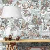 BMCF003/05B Fiesta Peach Seawater Wallpaper by Brand McKenzie BMCF003/05B Fiesta Peach Seawater Wallpaper by Brand McKenzie