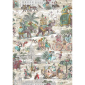 BMCF003/05D Fiesta Ruby Green Wallpaper by Brand McKenzie BMCF003/05D Fiesta Ruby Green Wallpaper by Brand McKenzie