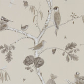215704 ( DWOW215704 ) Woodland Chorus Woodland Walk Wallpaper by Sanderson