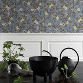 432-66 Kvitten Huset I Solen Light Blue Wallpaper By Sandberg 432-66 Kvitten Huset I Solen Light Blue Wallpaper By Sandberg