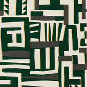 W7851-04 Zawaya Irisa Midnight and Copper Wallpaper by Osborne & Little W7851-04 Zawaya Irisa Midnight and Copper Wallpaper by Osborne & Little