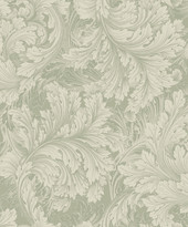 A68903 Rossetti Acanthus Leaves Green Wallpaper by Grandeco A68903 Rossetti Acanthus Leaves Green Wallpaper by Grandeco