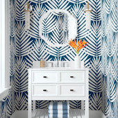 Croatia Palm Grove Wallpaper by Thibaut