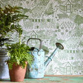 216351 The Allotment The Potting Room Wallpaper By Sanderson Home 216351 The Allotment The Potting Room Wallpaper By Sanderson Home