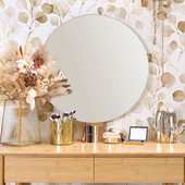 47422 Eucalyptus Flora White and Brown Wallpaper By Galerie