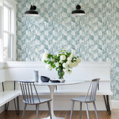 FD26212 Demi Scott Living II by Drew & Jonathan Teal Wallpaper by A Street Prints