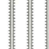 T16232 Agave Stripe Kismet Black Wallpaper by Thibaut T16232 Agave Stripe Kismet Black Wallpaper by Thibaut