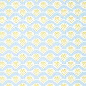 T16253 Emily Kismet Yellow and Blue Wallpaper by Thibaut T16253 Emily Kismet Yellow and Blue Wallpaper by Thibaut