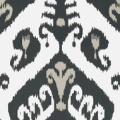 T16250 Indies Ikat Kismet Black Wallpaper by Thibaut T16250 Indies Ikat Kismet Black Wallpaper by Thibaut