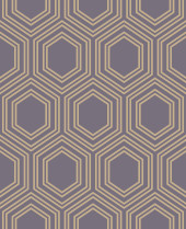 120199 Honeycomb Geo Mauve Wallpaper by Next