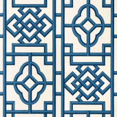 T13314 Gateway Pavilion Navy Wallpaper by Thibaut T13314 Gateway Pavilion Navy Wallpaper by Thibaut