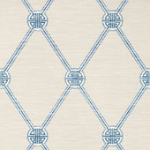 T13351 Turnberry Trellis Pavilion Beige and Blue Wallpaper by Thibaut T13351 Turnberry Trellis Pavilion Beige and Blue Wallpaper by Thibaut
