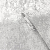 SR28101 Lustre Metallic Silver Grey Wallpaper by Galerie