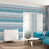 G78268 Skye Stripe Atmosphere Wallpaper by Galerie