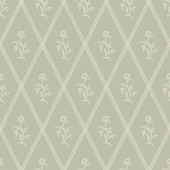 5508 Signe Swedish Grace Green Wallpaper by Borastapeter