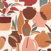 76210712 Vallauris Terra Rossa Wallpaper by Casamance