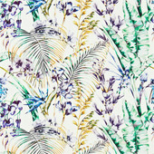 120353 Paradise Amazilia Gooseberry Blueberry Zest Harlequin Fabric 120353 Paradise Amazilia Gooseberry Blueberry Zest Harlequin Fabric