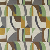 132870 Bodega Atelier Saffron Charcoal Wasabi Harlequin Fabric 132870 Bodega Atelier Saffron Charcoal Wasabi Harlequin Fabric