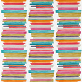 120807 Calcine Atelier Teal Fuchsia Mandarin Fabric by Harlequin