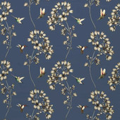 120977 Amazilia Indigo Fabric by Harlequin 120977 Amazilia Indigo Fabric by Harlequin