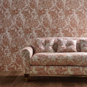 Fringed Tulip Toile Giles Deacon Wallpaper by Sanderson