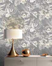539073 Paradise Birds Grey Vasari Wallpaper by Rasch 539073 Paradise Birds Grey Vasari Wallpaper by Rasch