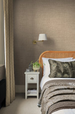 124094 Rustic Weft Toast Wallpaper by Graham and Brown