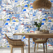 BMPP004/08A The Mediterranean Wallpaper by Brand McKenzie