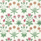 510005 Daisy Bedford Park Strawberry Fields Wallpaper by Morris & Co 510005 Daisy Bedford Park Strawberry Fields Wallpaper by Morris & Co