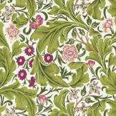 217334 Leicester Bedford Park Sour Green & Plum Wallpaper by Morris & Co 217334 Leicester Bedford Park Sour Green & Plum Wallpaper by Morris & Co