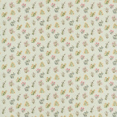 F1736/02 Leiden Secret Garden Blush/Sage Clarke & Clarke Fabric