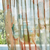 133954 Foresta Sheers 1 Baked Terracotta Harlequin Fabric 133954 Foresta Sheers 1 Baked Terracotta Harlequin Fabric