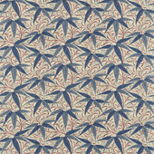 226687 Bamboo Compilation Indigo/Woad Fabric by Morris & Co 226687 Bamboo Compilation Indigo/Woad Fabric by Morris & Co