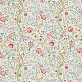 226690 Mary Isobel Compilation Pink/Ivory Fabric by Morris & Co 226690 Mary Isobel Compilation Pink/Ivory Fabric by Morris & Co