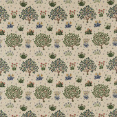 226688 Orchard Compilation Forest/Indigo Fabric by Morris & Co 226688 Orchard Compilation Forest/Indigo Fabric by Morris & Co
