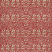DMORBR201 Brer Rabbit Little Book of Morris Red & Hemp Fabric by Morris & Co DMORBR201 Brer Rabbit Little Book of Morris Red & Hemp Fabric by Morris & Co