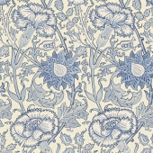 212567 Pink & Rose Morris & Friends Indigo Wallpaper by Morris & Co 212567 Pink & Rose Morris & Friends Indigo Wallpaper by Morris & Co