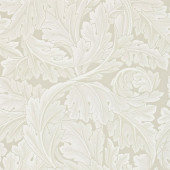 212554 Acanthus Morris & Friends Chalk Wallpaper by Morris & Co