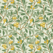 217356 Arbutus Morris & Friends Sage and Lemon Wallpaper by Morris & Co 217356 Arbutus Morris & Friends Sage and Lemon Wallpaper by Morris & Co