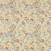 230340 Mary Isobel Embroidery Morris & Friends Russet and Olive Fabric by Morris & Co 230340 Mary Isobel Embroidery Morris & Friends Russet and Olive Fabric by Morris & Co